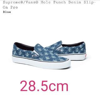 シュプリーム(Supreme)のSupreme Hole Punch Denim Slip-On Pro(スニーカー)