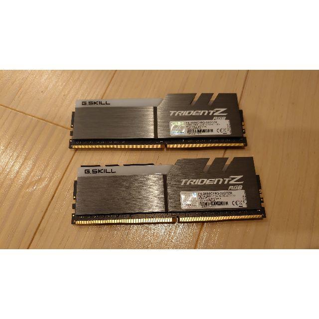 G.SKILL DDR4 Trident Z RGB  16GB　メモリ 1