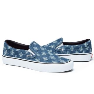 シュプリーム(Supreme)のsupreme×vans スリッポン(29cm)(スリッポン/モカシン)