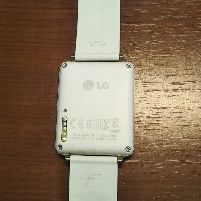 LG Electronics(エルジーエレクトロニクス)の値下げしました！【ジャンク】LG Gwatch W100 スマホ/家電/カメラのスマホアクセサリー(その他)の商品写真