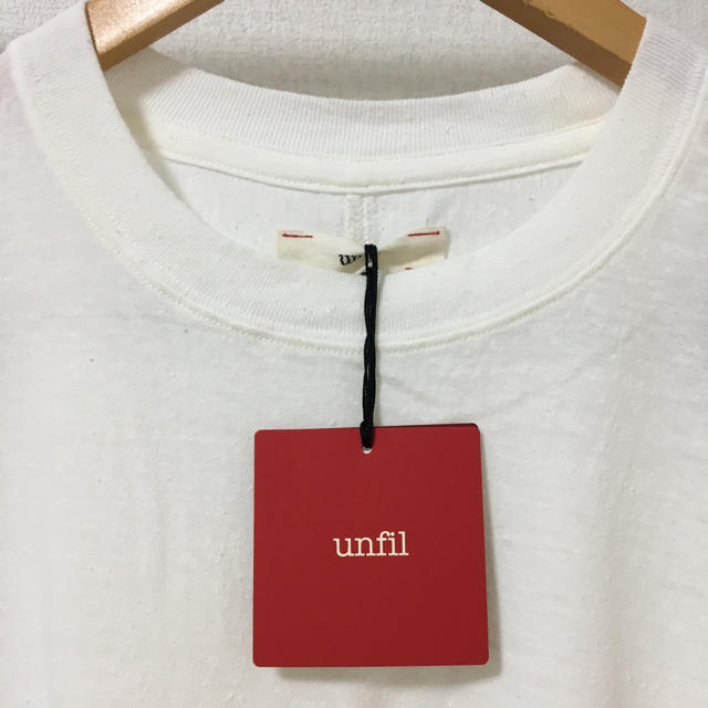 新品【unfil】コットンTシャツ　アンフィル　サイズ0