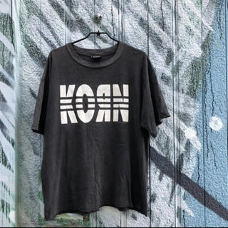 ジャイアント(Giant)のKORN Tシャツ 古着 アメリカ バンド 90s giant アメリカ製(Tシャツ/カットソー(半袖/袖なし))