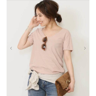 ドゥーズィエムクラス(DEUXIEME CLASSE)のDeuxiemeClasse Garment Dye Tシャツ ピンク(Tシャツ(半袖/袖なし))