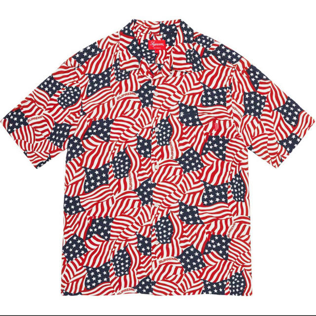 Supreme(シュプリーム)のL size 新品Flags Rayon Shirt  メンズのトップス(シャツ)の商品写真