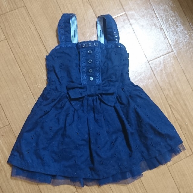 80㎝ドレス風ワンピース キッズ/ベビー/マタニティのベビー服(~85cm)(ワンピース)の商品写真