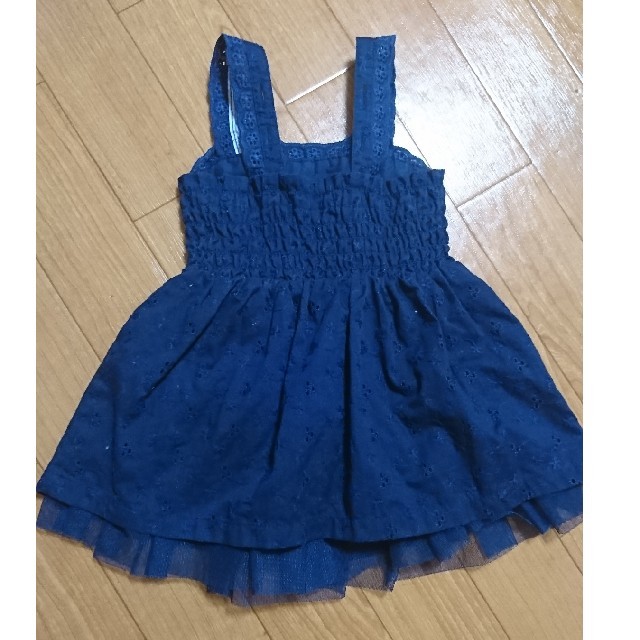 80㎝ドレス風ワンピース キッズ/ベビー/マタニティのベビー服(~85cm)(ワンピース)の商品写真