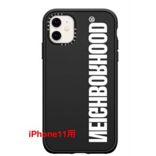 ネイバーフッド(NEIGHBORHOOD)のCASETiFY × NEIGHBORHOOD iPhone11用ケース　【黒】(iPhoneケース)