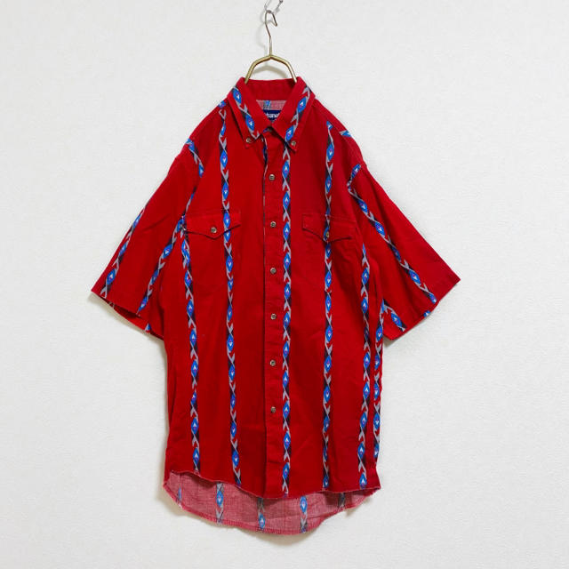 Wrangler 廃盤 ラングラー ネイティブ柄 デザイン シャツ メンズ M 古着 レッドの通販 By 古着 Used Kotonoha ラングラーならラクマ Wrangler 廃盤 ラングラー ネイティブ柄 デザイン シャツ メンズ M 古着 レッドの通販 By 古着 Used Kotonoha ラングラーならラクマ