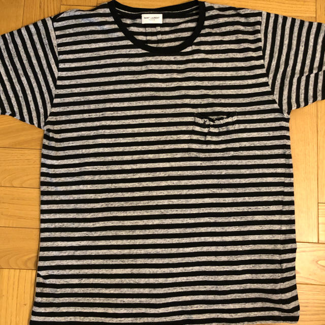 サンローラン / ボーダー半袖 Tシャツ