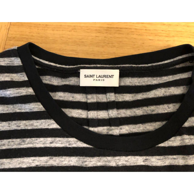 Saint Laurent(サンローラン)のサンローラン / ボーダー半袖Tシャツ メンズのトップス(Tシャツ/カットソー(半袖/袖なし))の商品写真