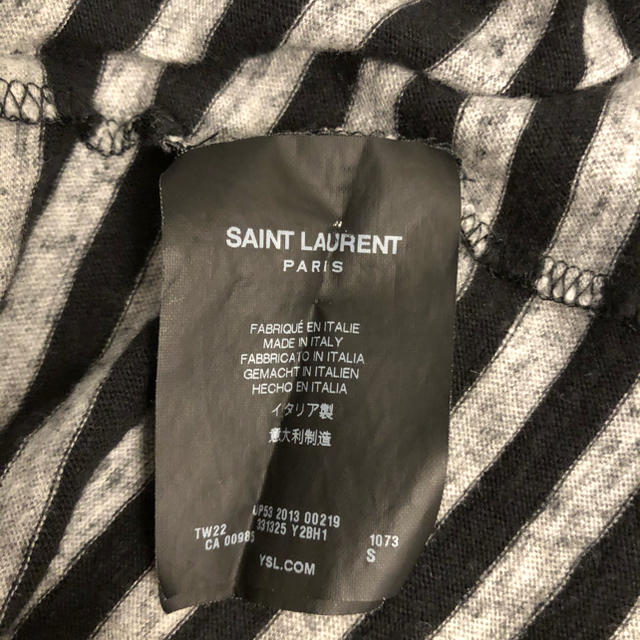 Saint Laurent(サンローラン)のサンローラン / ボーダー半袖Tシャツ メンズのトップス(Tシャツ/カットソー(半袖/袖なし))の商品写真