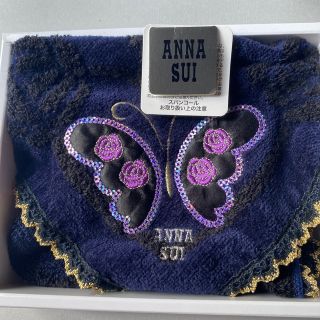 アナスイ(ANNA SUI)の未使用　アナスイ ANNA SUI 蝶タオルハンカチ(ハンカチ)