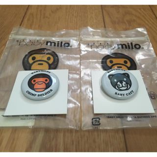 アベイシングエイプ(A BATHING APE)の【最終価格】BAPE 缶バッジ 2個(その他)