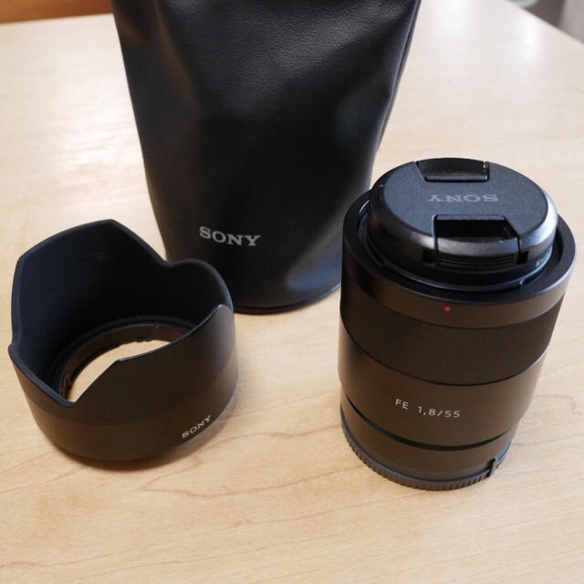 美品☆Sony Sonner T＊ FE 55mm F1.8 SEL55F18Z