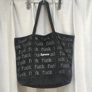 シュプリーム(Supreme)のSupreme 13ss Fuck Denim Tote Bag(トートバッグ)