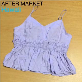  【お値下げ】AFTER MARKET Hawaii ビスチェ キャミソール(Tシャツ(半袖/袖なし))