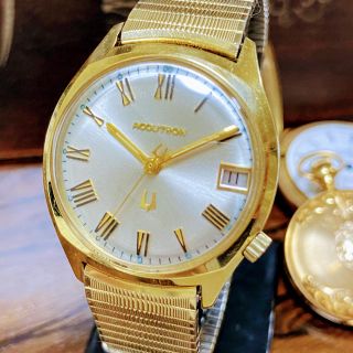 ブローバ(Bulova)の◆激レア◆ブローバ◆メンズ◆アンティーク ◆腕時計◆14金張◆14KGF◆音叉(腕時計(アナログ))