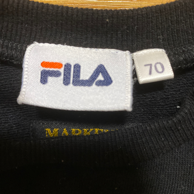 FILA(フィラ)のベビー服　FILA サイズ70 長袖　ロンパース キッズ/ベビー/マタニティのベビー服(~85cm)(ロンパース)の商品写真