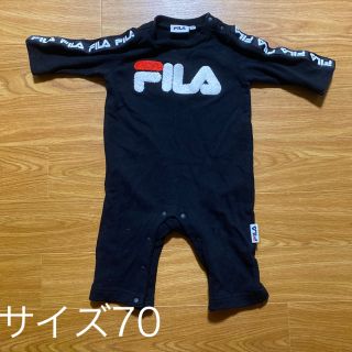 フィラ(FILA)のベビー服　FILA サイズ70 長袖　ロンパース(ロンパース)