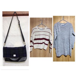 マジェスティックレゴン(MAJESTIC LEGON)のニットワンピース&ショルダーバッグ&ニット(セット/コーデ)