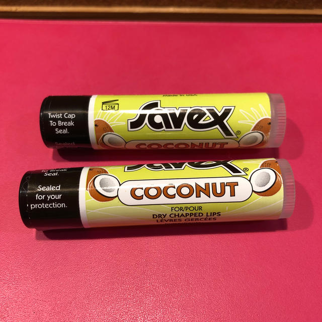 Savex(サベックス)のSavex   リップ    coconut  2個 コスメ/美容のスキンケア/基礎化粧品(リップケア/リップクリーム)の商品写真