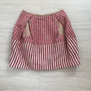 カルヴェン(CARVEN)のCARVEN☆ツイード スカート(ひざ丈スカート)