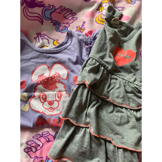 ANAP Kids(アナップキッズ)の❤youuさん❤ キッズ/ベビー/マタニティのキッズ服女の子用(90cm~)(Tシャツ/カットソー)の商品写真