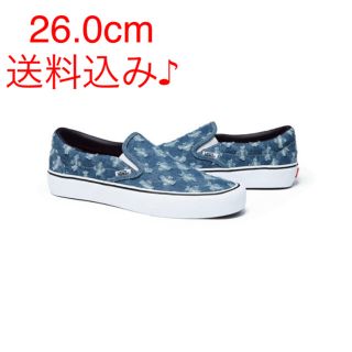 シュプリーム(Supreme)のSupreme®/Vans® Hole Punch Denim Slip-On(スニーカー)