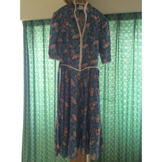 GUNNE SAX(ガニーサックス)の80s GUNNESAXワンピース レディースのワンピース(ひざ丈ワンピース)の商品写真