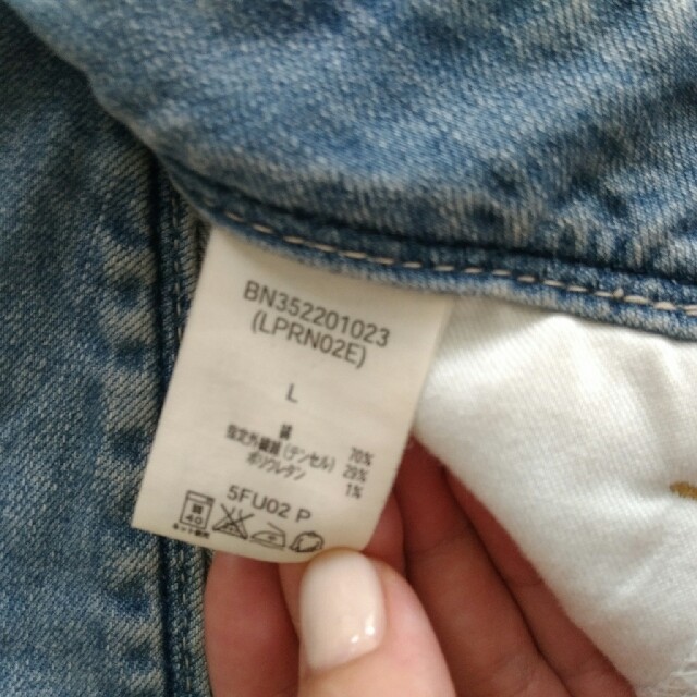 BACK NUMBER(バックナンバー)のレディース　デニムミニスカート レディースのスカート(ミニスカート)の商品写真