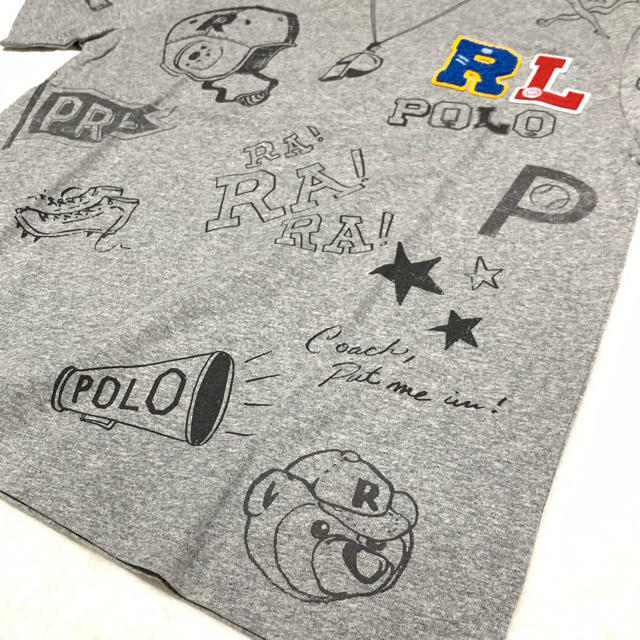 POLO RALPH LAUREN(ポロラルフローレン)のボーイズ L/160 新品 ポロベア ワッペン グラフィックTシャツ キッズ/ベビー/マタニティのキッズ服男の子用(90cm~)(Tシャツ/カットソー)の商品写真