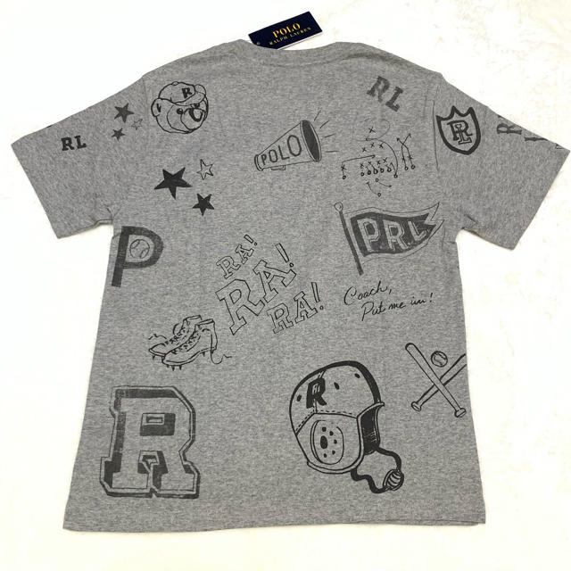 POLO RALPH LAUREN(ポロラルフローレン)のボーイズ L/160 新品 ポロベア ワッペン グラフィックTシャツ キッズ/ベビー/マタニティのキッズ服男の子用(90cm~)(Tシャツ/カットソー)の商品写真