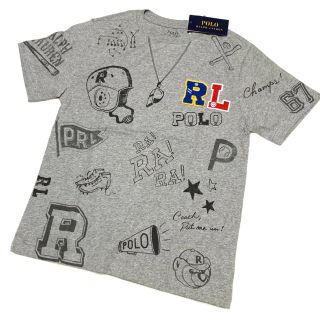 ポロラルフローレン(POLO RALPH LAUREN)のボーイズ L/160 新品 ポロベア ワッペン グラフィックTシャツ(Tシャツ/カットソー)