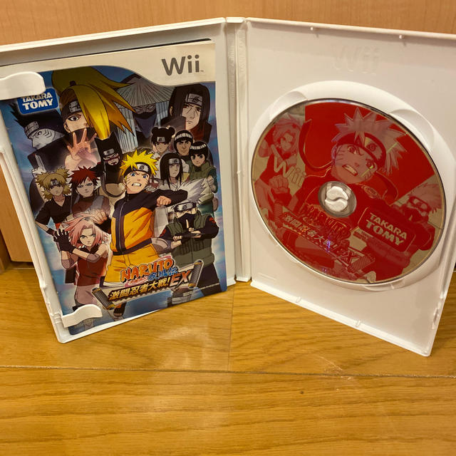 Wii(ウィー)のNARUTO－ナルト－ 疾風伝 激闘忍者大戦！ EX Wii エンタメ/ホビーのゲームソフト/ゲーム機本体(家庭用ゲームソフト)の商品写真