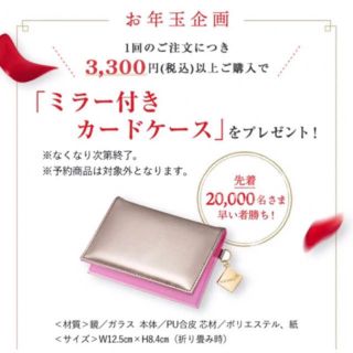 シセイドウ(SHISEIDO (資生堂))の資生堂　わたしプラス　ミラー付きカードケース (名刺入れ/定期入れ)