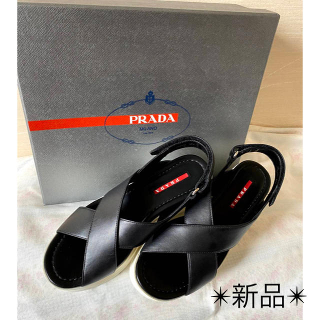 PRADA(プラダ)のHonami様専用【新品】PRADA サンダル Caluzature Donna レディースの靴/シューズ(サンダル)の商品写真