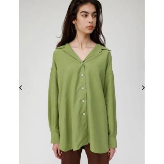 マウジー(moussy)のMOUSSY drape loose シャツ(シャツ/ブラウス(長袖/七分))