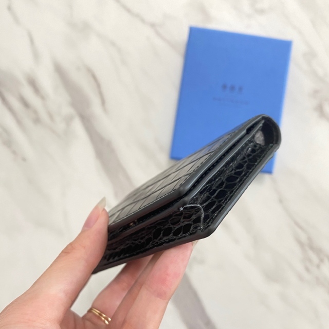 Smythson(スマイソン)の【新品】Smythson MARA カードケース/名刺入れ ユニセックス 深緑 レディースのファッション小物(名刺入れ/定期入れ)の商品写真