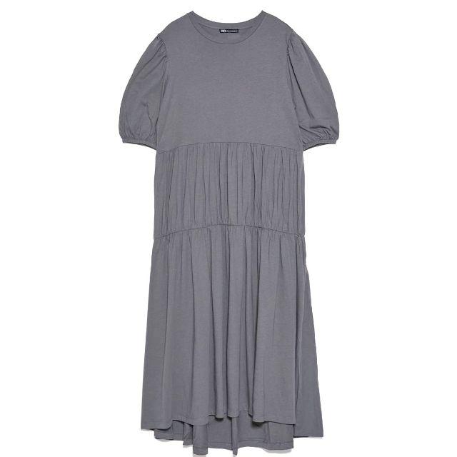 ZARA(ザラ)の【新品・未使用品】★ZARA★ザラ★今季★ギャザー★ロングワンピース★Ｓ★ レディースのワンピース(ロングワンピース/マキシワンピース)の商品写真