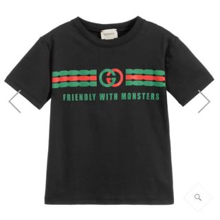 グッチ(Gucci)のグッチチルドレン　インターロッキング　ダークグレー　size12(Tシャツ(半袖/袖なし))