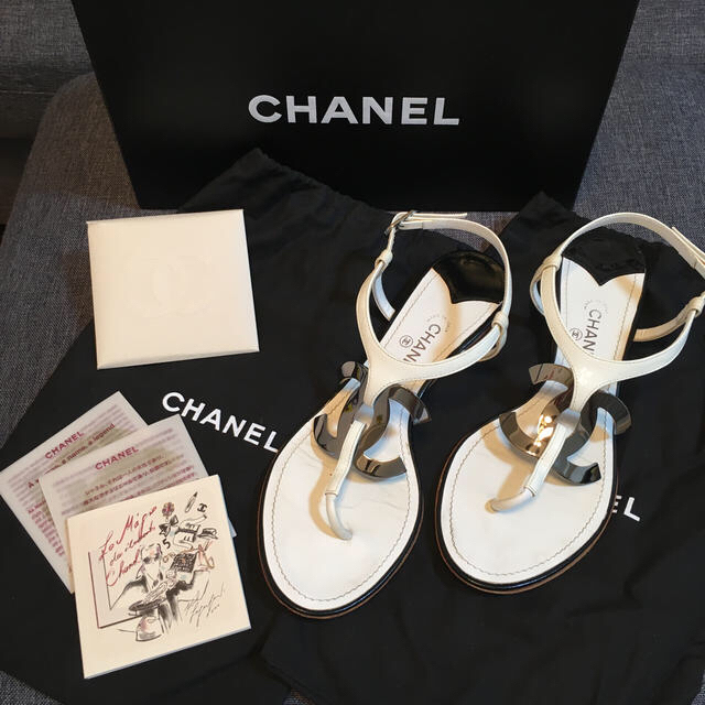 CHANEL(シャネル)のCHANEL フラット トングサンダル　36 レディースの靴/シューズ(サンダル)の商品写真