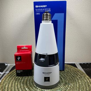 シャープ(SHARP)のプラズマイオン発生機＋交換用プラズマ発生ユニット付(蛍光灯/電球)