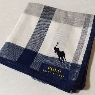 ポロラルフローレン(POLO RALPH LAUREN)の【新品未使用】ハンカチ☆ラルフローレン(ハンカチ/ポケットチーフ)