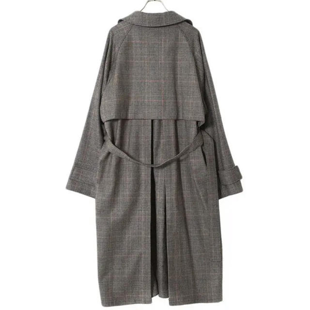 COMOLI(コモリ)のstein 19AW LAY OVERSIZED OVERLAP COAT【S】 メンズのジャケット/アウター(トレンチコート)の商品写真