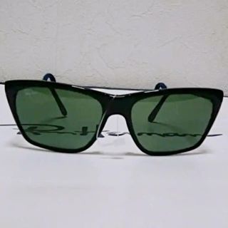 レイバン(Ray-Ban)のＲａｙ－Ｂａｎレイバン黒縁ブラックフレームクリアグリーンレンズロゴサングラス新品(サングラス/メガネ)