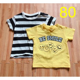 ユニクロ(UNIQLO)のTシャツ 2枚セット 80(Ｔシャツ)