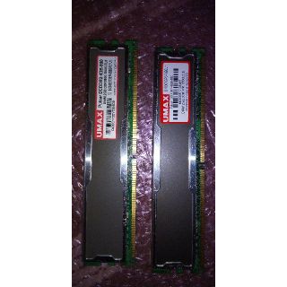 PC用メモリ DIMM DDR2-800 2GB x 2枚(PCパーツ)