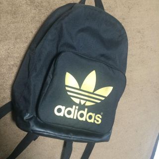 アディダス(adidas)のアディダス♡黒金リュック(リュック/バックパック)