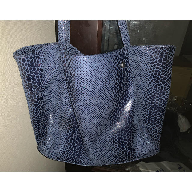 meeori ミオリ　トート　青　calla bag