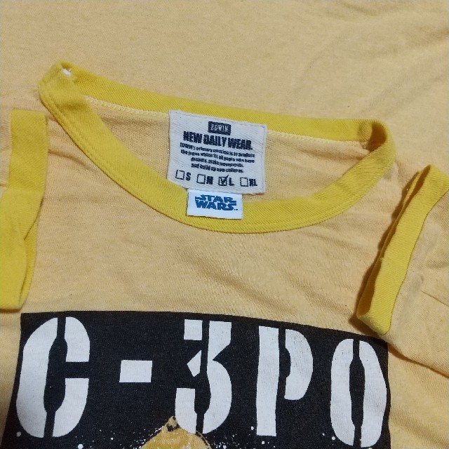EDWIN(エドウィン)のEDWIN STAR WARS コラボ トリムTシャツ Ｌサイズ スターウォーズ メンズのトップス(Tシャツ/カットソー(七分/長袖))の商品写真